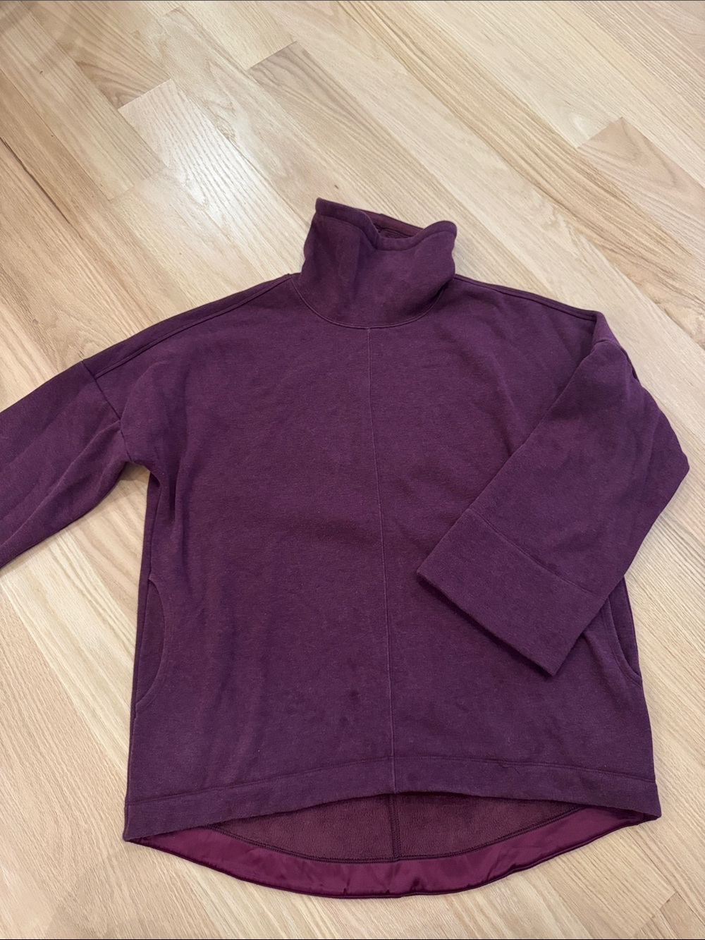 Athleta | Plum Turtleneck Pullover Sweater